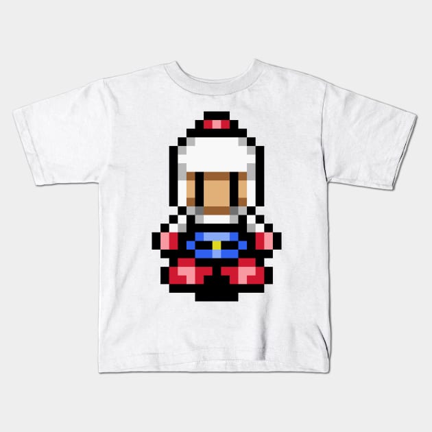 Bomberman Sprite Kids T-Shirt by SpriteGuy95